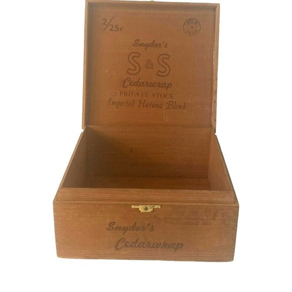 Vintage Snyder's Havana Cigar Box IMPORTED HAVANNA - Picture 8 of 10